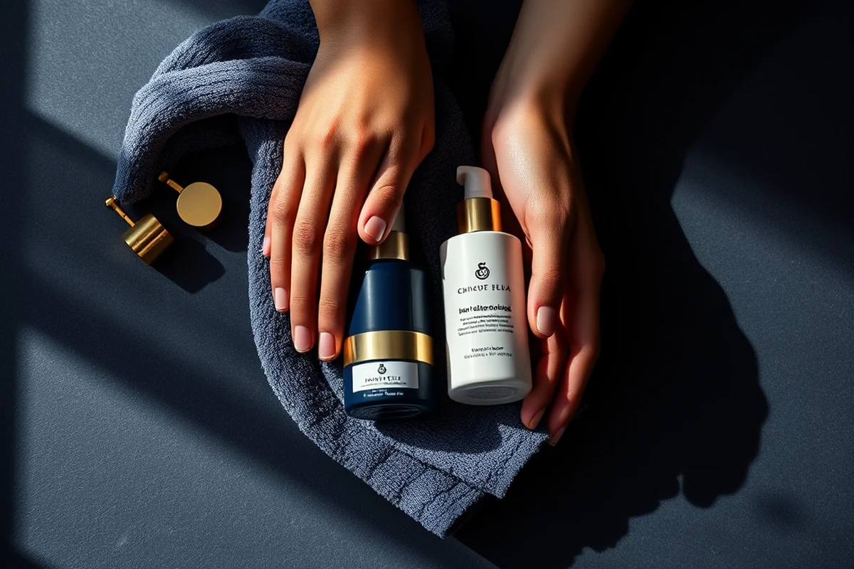 luxury skincare gift set for beginners — Luxury Skincare Gift Set For Beginners (the finished result)