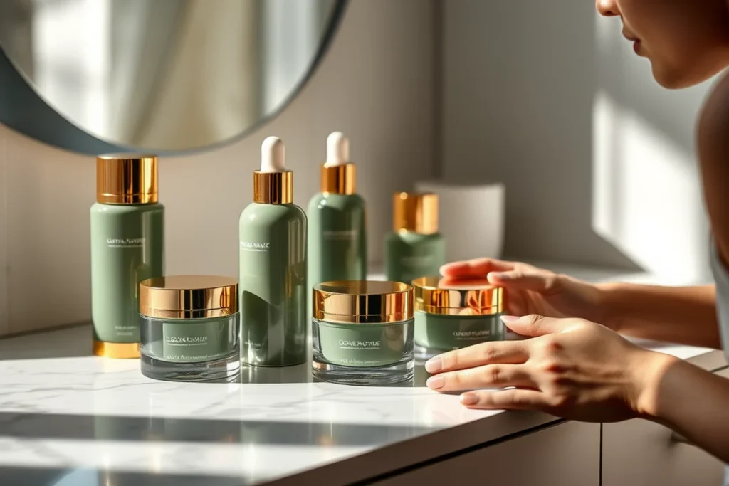 Cheap 24K Golden Radiance Luxury Skincare Gift Set